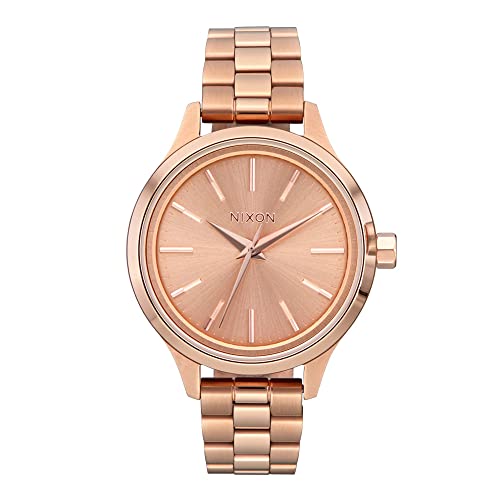 Nixon Damen Analog Japanisches Miyota-Quarzuhrwerk Uhr mit Edelstahl Armband A1342-897-00 Nixon Damen Analog Japanisches Miyota-Quarzuhrwerk Uhr mit Edelstahl Armband A1342-897-00 von Nixon