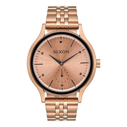 Nixon Damen Analog Quarz Uhr mit Edelstahl Armband A9942046-00 von Nixon