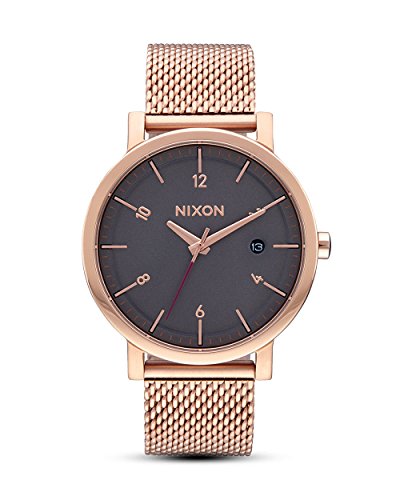 Nixon Damen Analog Quarz Uhr mit Edelstahl beschichtet Armband A10872449-00 von Nixon