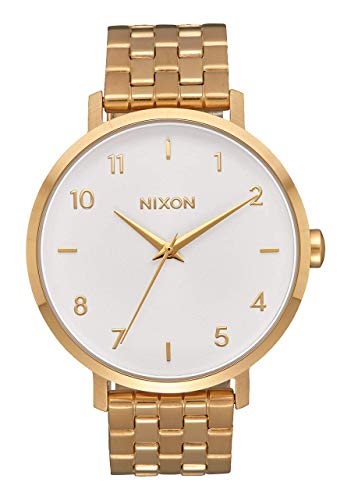 Nixon Damen Analog Quarz Uhr mit Edelstahl beschichtet Armband A1090-504-00 von Nixon