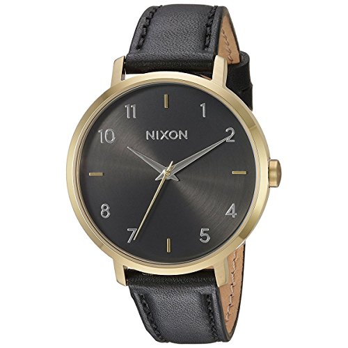 Nixon Damen Analog Quarz Uhr mit Leder Armband A995-513-00 von Nixon