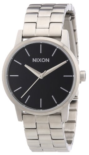 Nixon Damen-Armbanduhr A361000-00, "The Small Kensington Black", Analog Quarz Edelstahl von Nixon