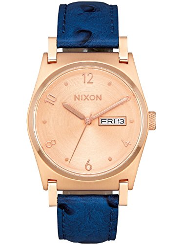 Nixon Damen Armbanduhr A955-2704-00 Jane Leather Rose Gold / Blue von Nixon