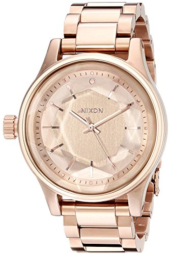 Nixon Damen Analog Quarz Uhr mit Edelstahl beschichtet Armband A409897-00 von Nixon