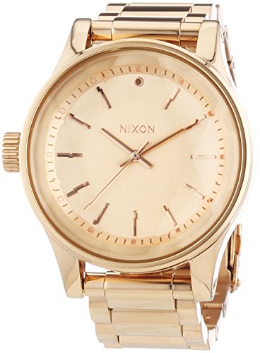 Nixon Damen-Armbanduhr Facet All Rose Gold Analog Quarz Edelstahl A384897-00 von Nixon