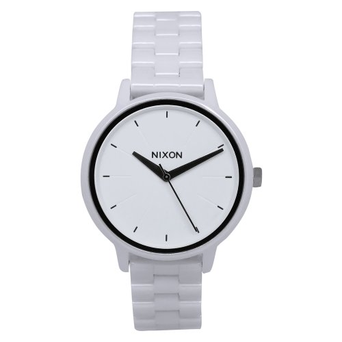 Nixon Damen-Armbanduhr The Ceramic Kensington White Analog Quarz Keramik A261100-00 von Nixon