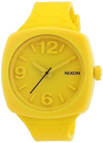 Nixon Damen-Armbanduhr The Dial Goldenrad Analog Quarz Silikon A265639-00 von Nixon