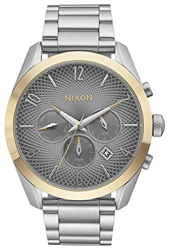Nixon Damen Chronograph Quarz Uhr mit Edelstahl Armband A366-2477-00 von Nixon