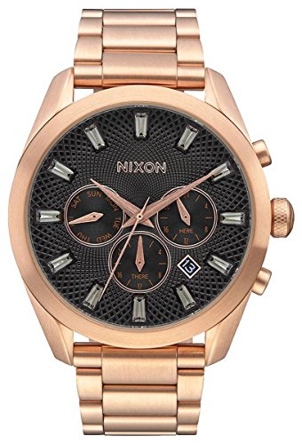 Nixon Damen Chronograph Quarz Uhr mit Edelstahl Armband A931-2046-00 von Nixon