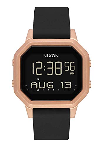 Nixon Damen Digital Smart Watch Armbanduhr mit Silikon Armband A1211-1098-00 von Nixon