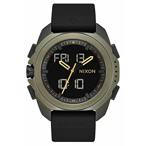 Nixon Herren Analog-Digital Japanisches Miyota Uhr mit Silikon Armband A12671089-00 von Nixon