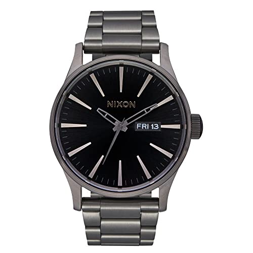 Nixon Herren Analog Japanisches Miyota-Quarzuhrwerk Uhr mit Edelstahl Armband A356-5084-00 von Nixon
