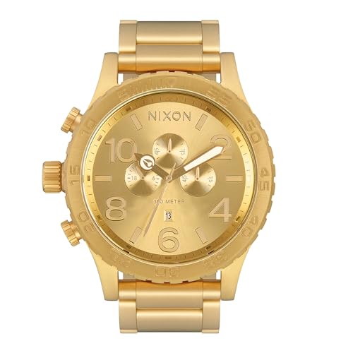 Nixon Herren Analog Japanisches Quarzwerk Uhr mit Edelstahl Armband A1389-502-00 von Nixon