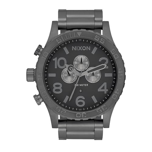 Nixon Herren Analog Japanisches Quarzwerk Uhr mit Edelstahl Armband A1389-632-00 von Nixon