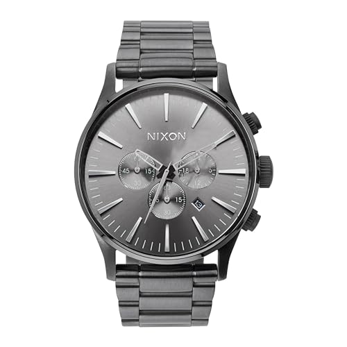Nixon Herren Analog Japanisches Quarzwerk Uhr mit Edelstahl Armband A1390-632-00 von Nixon