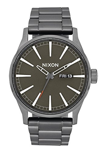 Nixon Herren Analog Quarz Smart Watch Armbanduhr mit Edelstahl Armband A356-2947-00 von Nixon