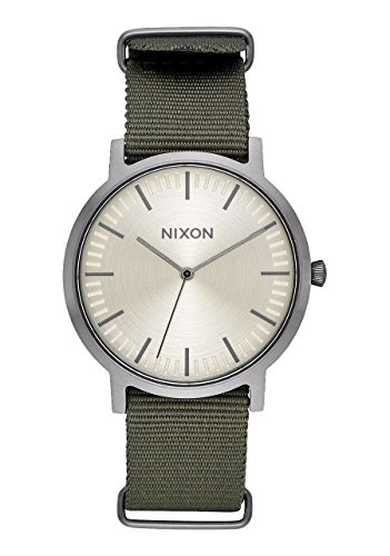 Nixon Herren Analog Quarz Smart Watch Armbanduhr mit Nylon Armband A1059-2232-00 von Nixon
