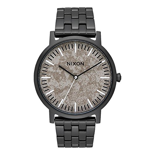 Nixon Herren Analog Quarz Uhr mit Edelstahl Armband A1057-2687-00 von Nixon