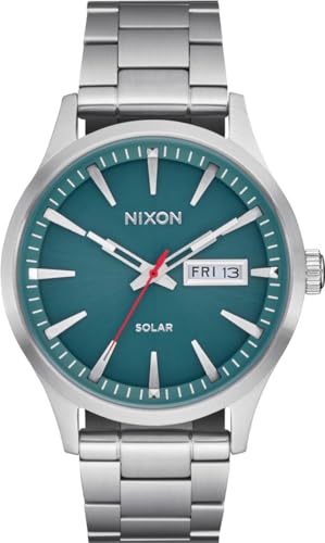 Nixon Herren Analog Quarz Uhr mit Edelstahl Armband A1346-5165-00 von Nixon