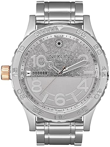 Nixon Herren Analog Quarz Uhr mit Edelstahl Armband A172SW 2445-00 von Nixon