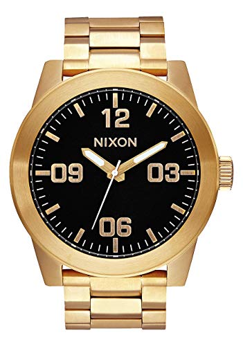 Nixon Herren Analog Quarz Uhr mit Edelstahl Armband A346-510-00 von Nixon