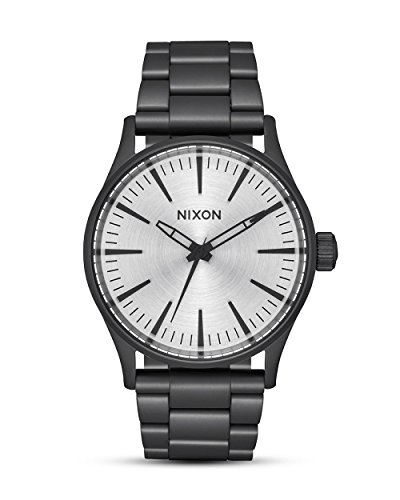 Nixon Herren Analog Quarz Uhr mit Edelstahl Armband A450-2345-00 von Nixon