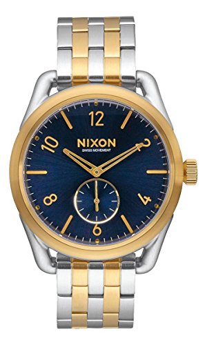 Nixon Herren Analog Quarz Uhr mit Edelstahl Armband A950-1922-00 von Nixon