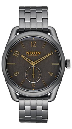 Nixon Herren Analog Quarz Uhr mit Edelstahl Armband A950-2211-00 von Nixon
