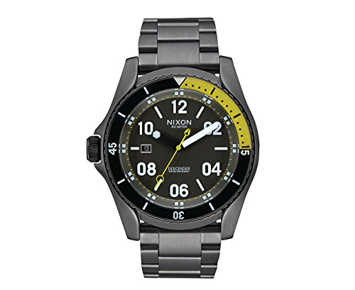 Nixon Herren Analog Quarz Uhr mit Edelstahl Armband A959-632-00 von Nixon