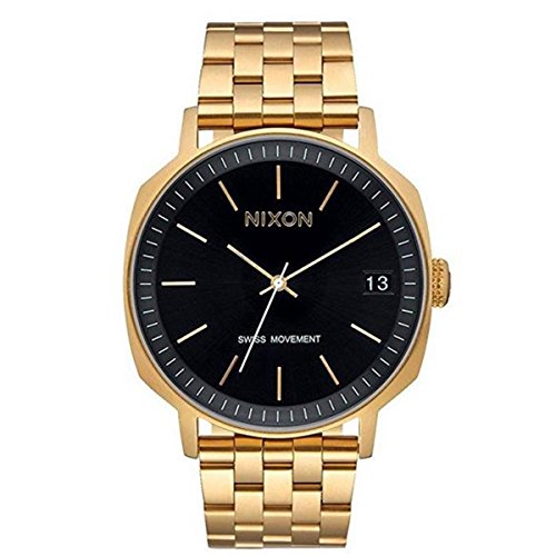 Nixon Herren Analog Quarz Uhr mit Edelstahl Armband A963-1604-00 von Nixon