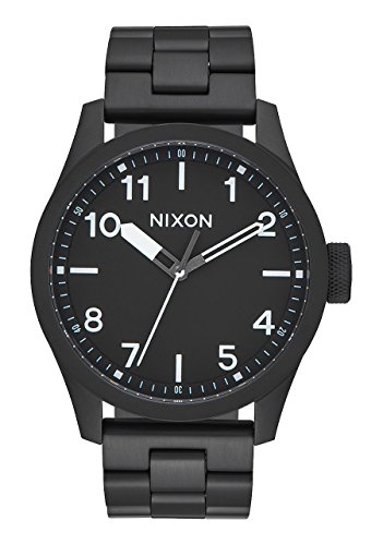 Nixon Herren Analog Quarz Uhr mit Edelstahl Armband A974-756-00 von Nixon