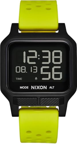 Nixon Herren Analog Quarz Uhr mit Gummi Armband A1320-5154-00 von Nixon