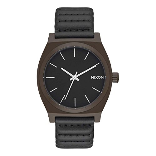 Nixon Herren Analog Quarz Uhr mit Leder Armband A045-2138-00 von Nixon