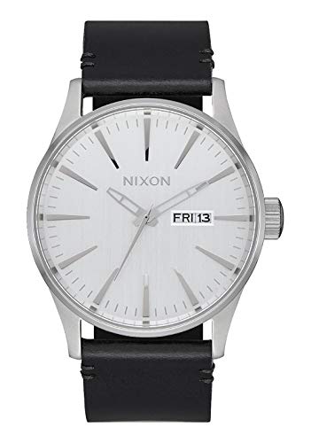 Nixon Herren Analog Quarz Uhr mit Leder Armband A105-2871-00 von Nixon