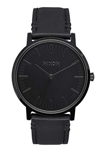 Nixon Herren Analog Quarz Uhr mit Leder Armband A1058001-00 von Nixon