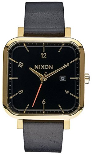 Nixon Herren Analog Quarz Uhr mit Leder Armband A939-513-00 von Nixon
