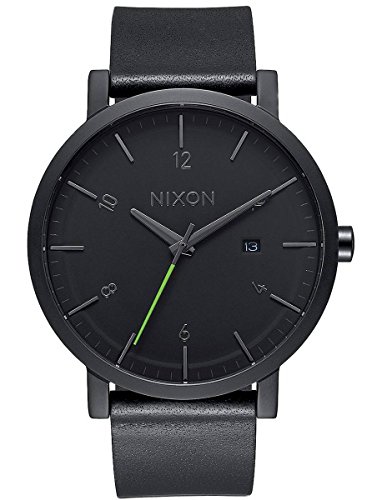 Nixon Herren Analog Quarz Uhr mit Leder Armband A945-001-00 von Nixon