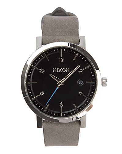 Nixon Herren Analog Quarz Uhr mit Leder Armband A984-000-00 von Nixon