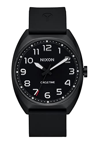 Nixon Herren Analog Quarz Uhr mit Silikon Armband A1365-004-00 von Nixon