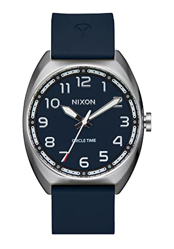 Nixon Herren Analog Quarz Uhr mit Silikon Armband A1365-5141-00 von Nixon