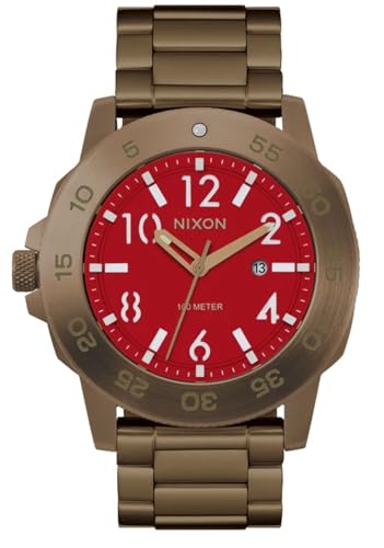 Nixon Herren Analog Uhr mit Edelstahl Armband A1414-5262-00 von Nixon
