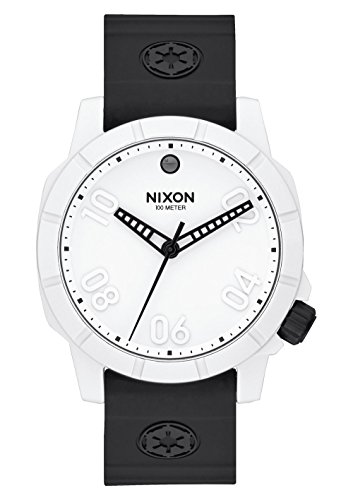 Nixon Herren-Armbanduhr Ranger 40 Stormtrooper White Analog Quarz Silikon A468SW2243-00 von Nixon