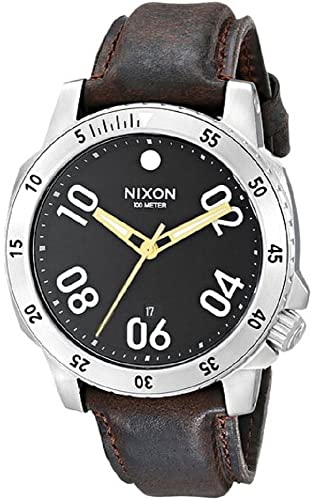 Nixon Herren-Armbanduhr Ranger Analog Quarz Leder A508019-00 von Nixon