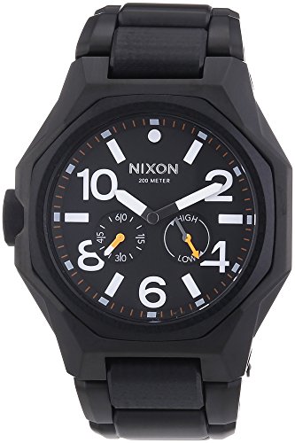 Nixon Herren-Armbanduhr XL Analog Quarz Edelstahl A397001-00 von Nixon