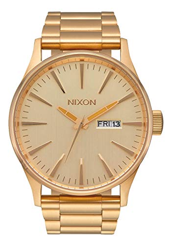 Nixon Herren Armbanduhr Sentry Edelstahl All Gold von Nixon