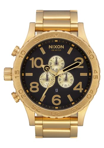 Nixon Herren Chronograph Quarz Uhr mit Edelstahl Armband A083-510-00 von Nixon