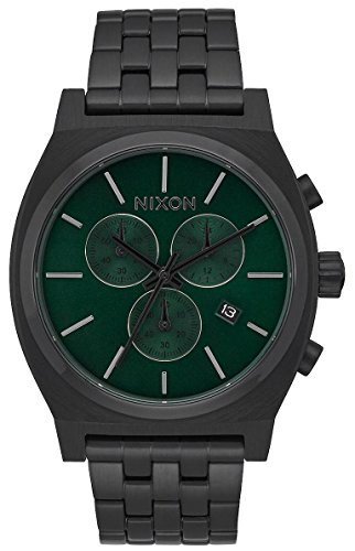 Nixon Herren Chronograph Quarz Uhr mit Edelstahl Armband A972-2399-00 von Nixon