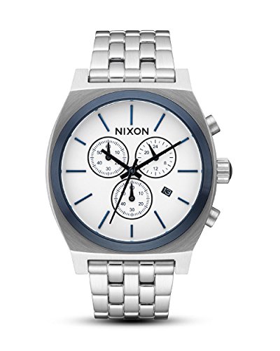 Nixon Herren Chronograph Quarz Uhr mit Edelstahl Armband A972-2450-00 von Nixon