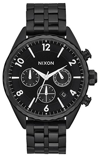 Nixon Herren Chronograph Quarz Uhr mit Edelstahl Armband A993-756-00 von Nixon