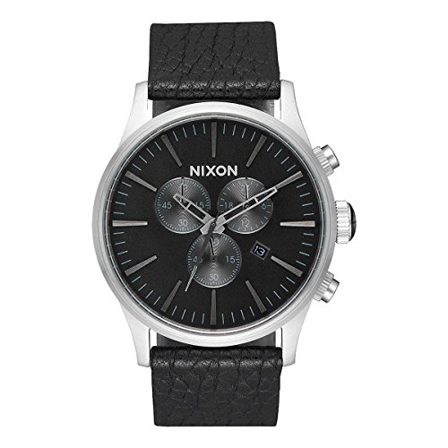 Nixon Herren Chronograph Quarz Uhr mit Leder Armband A405-2788-00 Nixon Herren Chronograph Quarz Uhr mit Leder Armband A405-2788-00 von Nixon